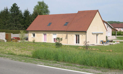un pavillon avec combles am�nag�s, maison � chaleur passive